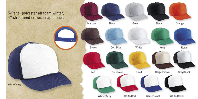 caps selection