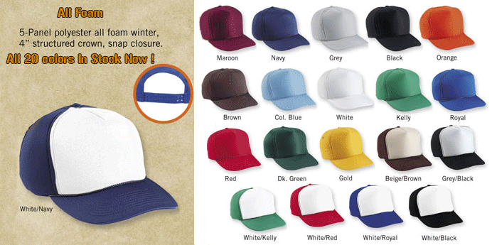 caps selection
